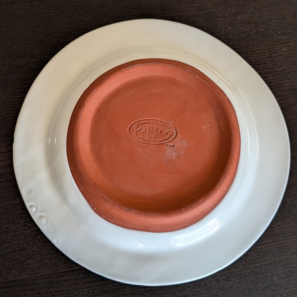 Vintage Mackenzie Childs Dinner Plate Rose Cottage - Picture 10 of 10